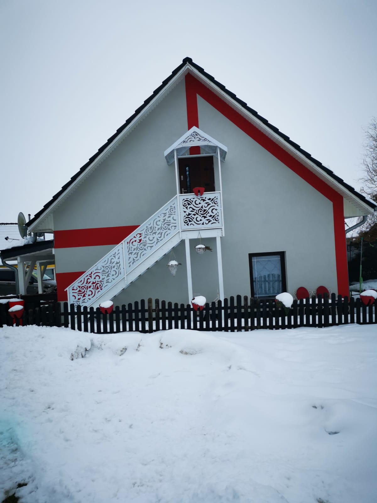 Balustrada Ornamentala din material ALUCOBOND pentru exterior