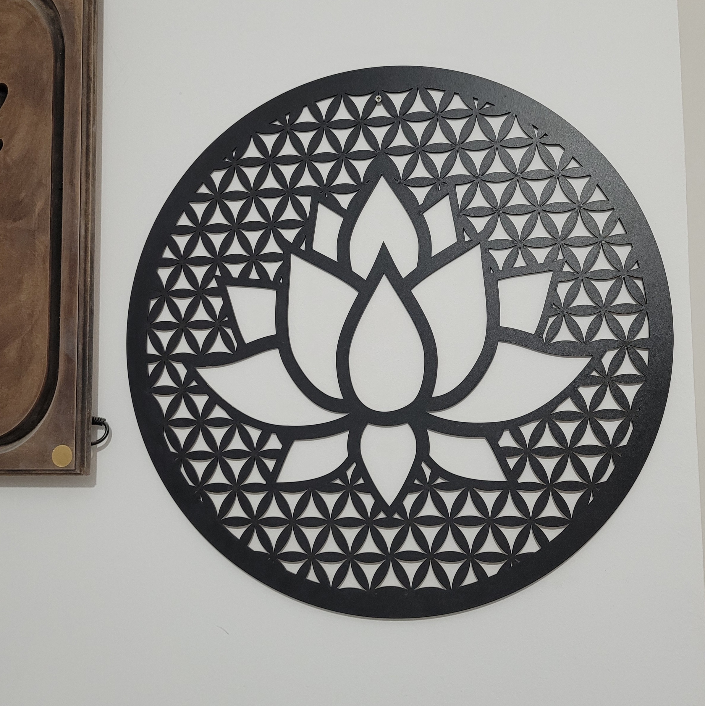 Decoratiune - "Floarea Vietii & Floare de Lotus" - Model 01