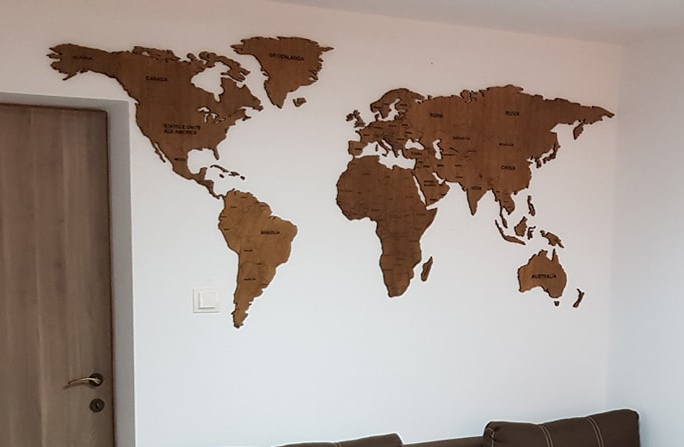 Harta Lumii - Model 02