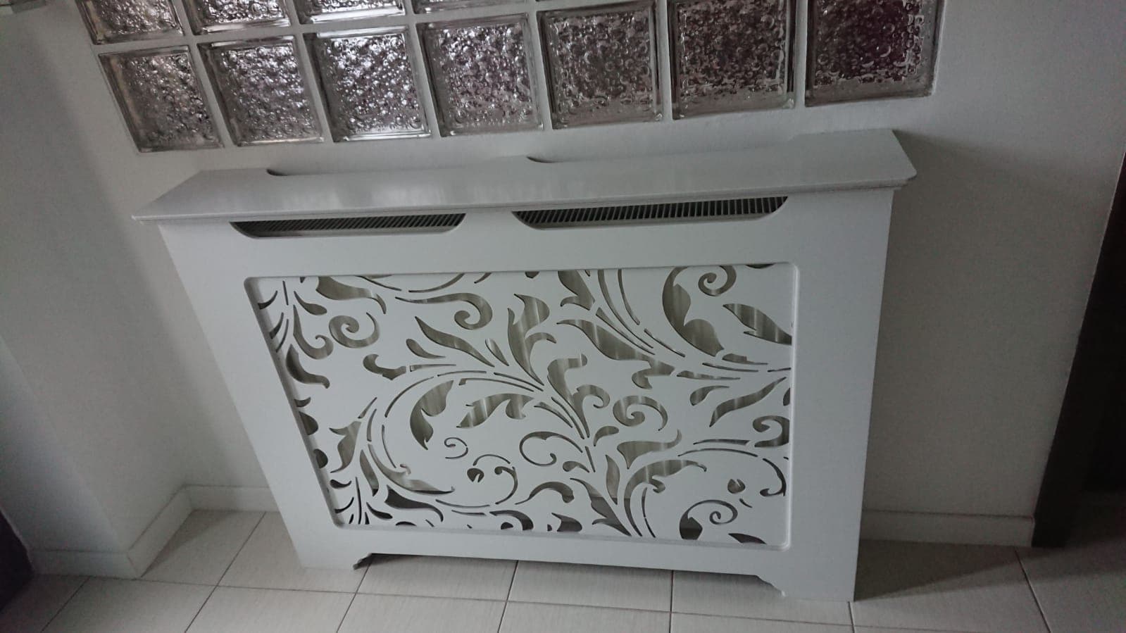 Masca Calorifer cu picior drept- Model cu Floral 04