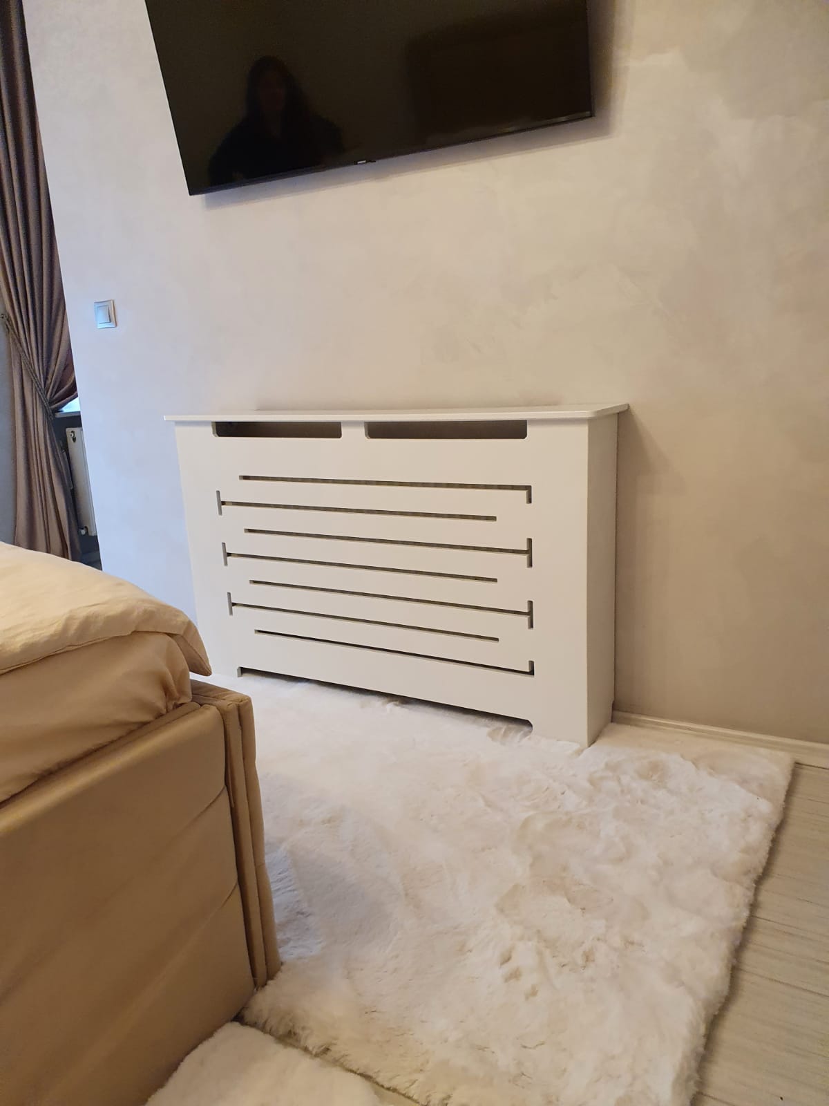 Masca de calorifer cu picior drept - Model Linii T