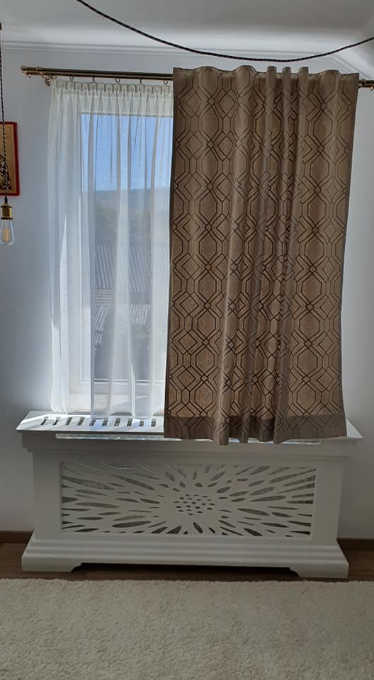 Masca de calorifer cu picior evazat Clasic tip Jazz - Model Flower Power