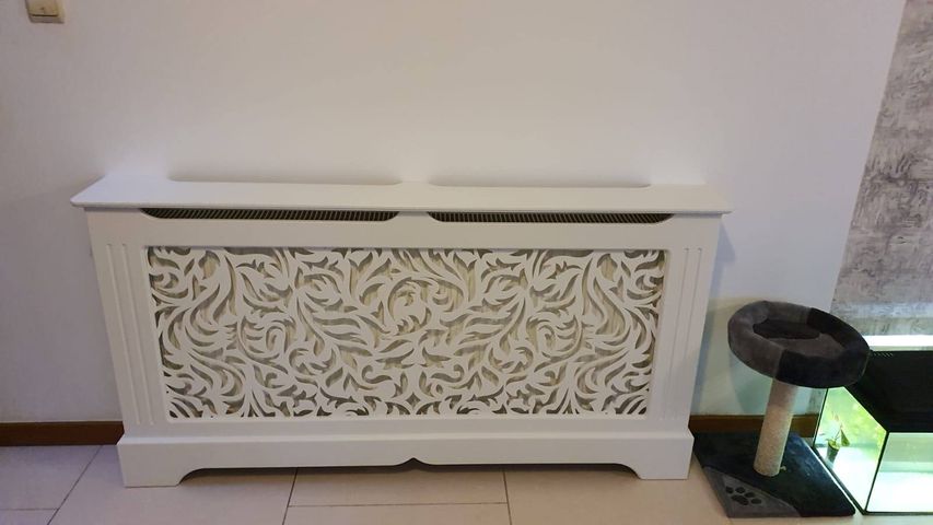 Masca de calorifer cu soclu simplu - Model Frunze