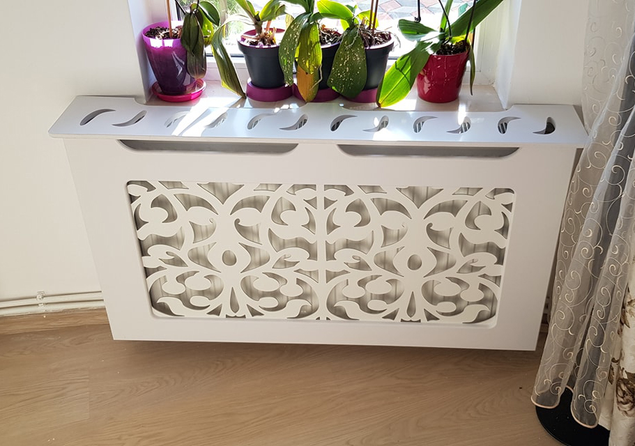 Masca de Calorifer Suspendata din PVC - Model Floral 02