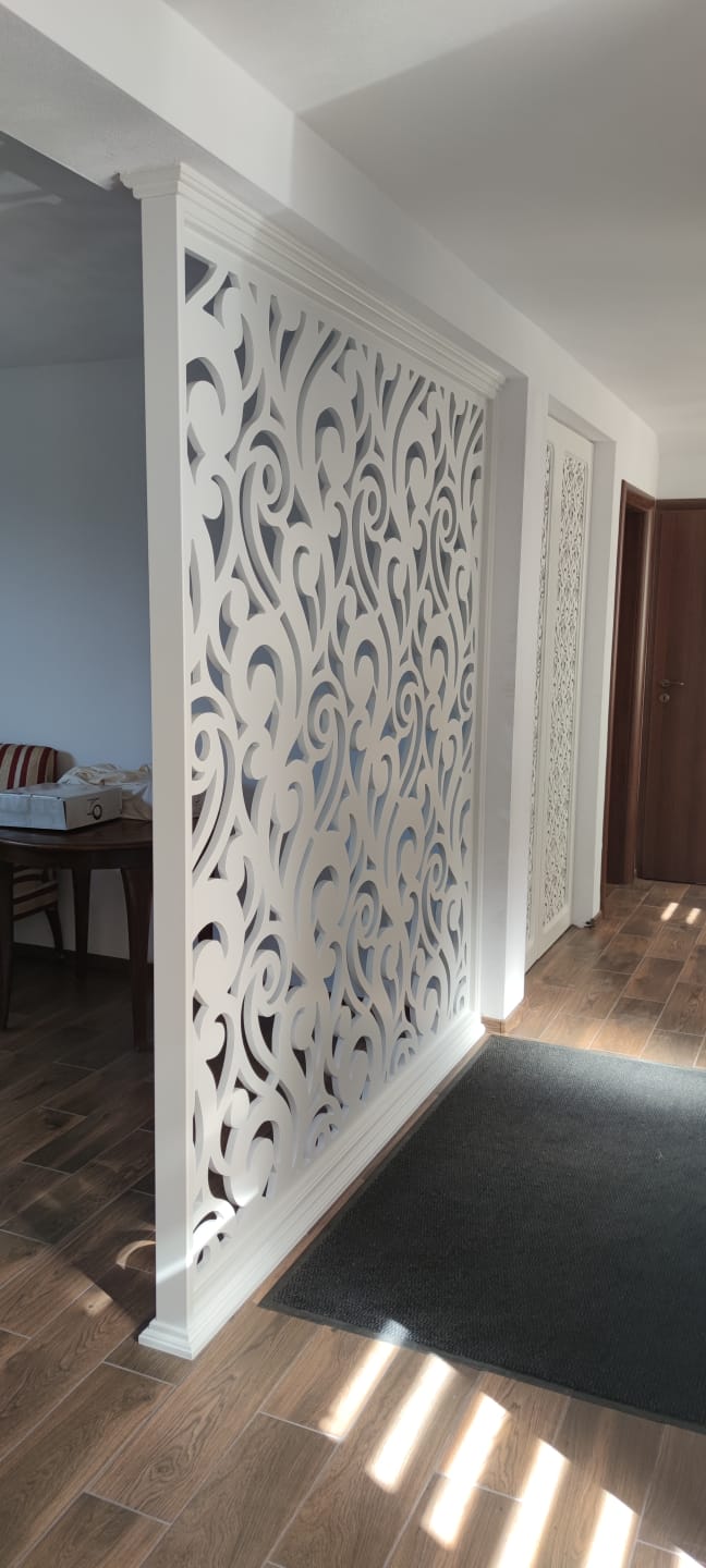 Paravan Decorativ cu rama adaugata - Model Serpuit