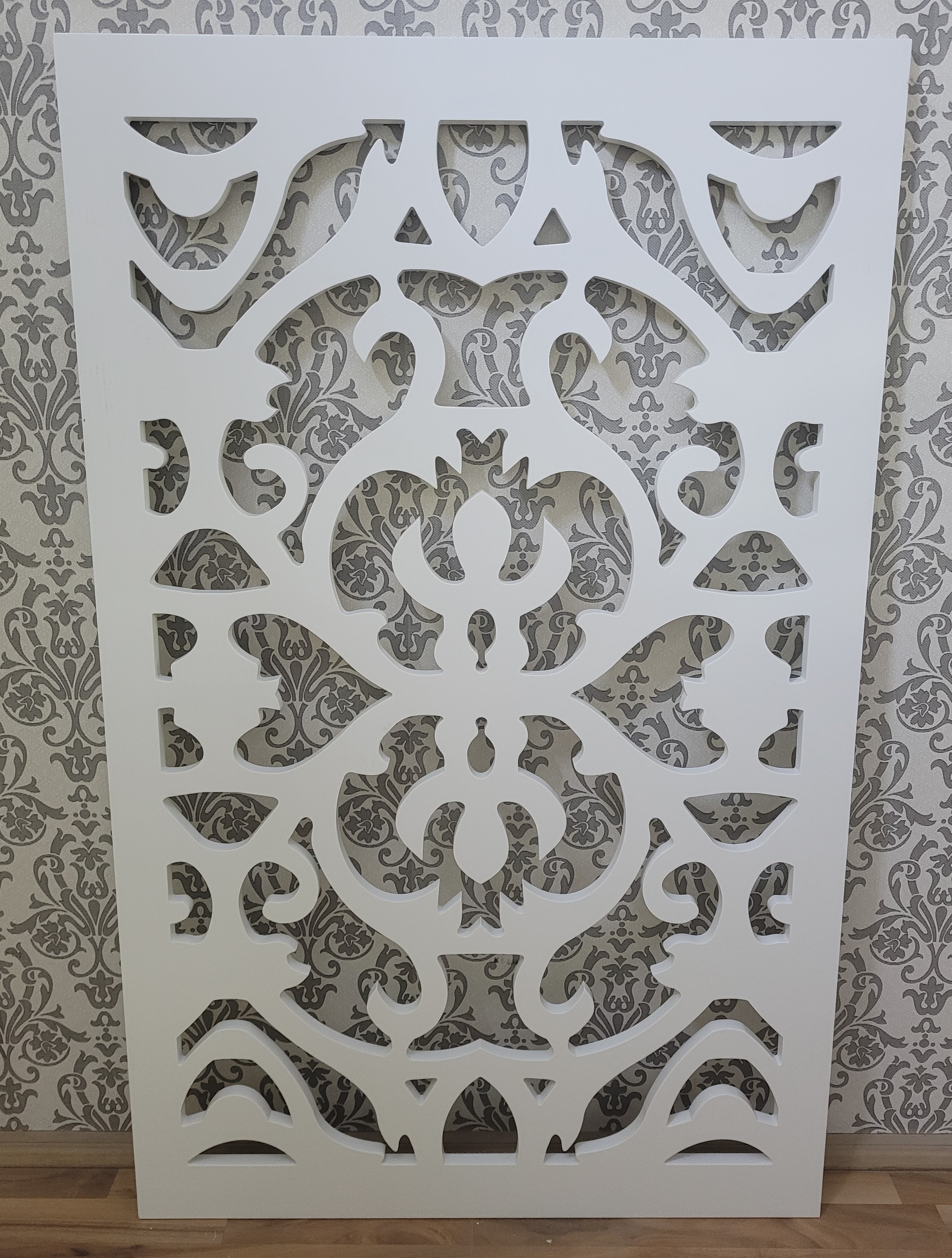 Paravan decorativ/despartitor cu rama simpla - Model Floral. LICHIDARE DE STOC!